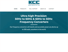 Tablet Screenshot of kccscientific.com